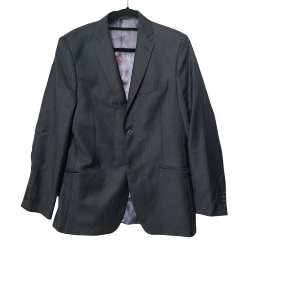 Ted Baker Endurance‎ suit Jacket Blazer men's Size 40L Wool Gray - Picture 1 of 10